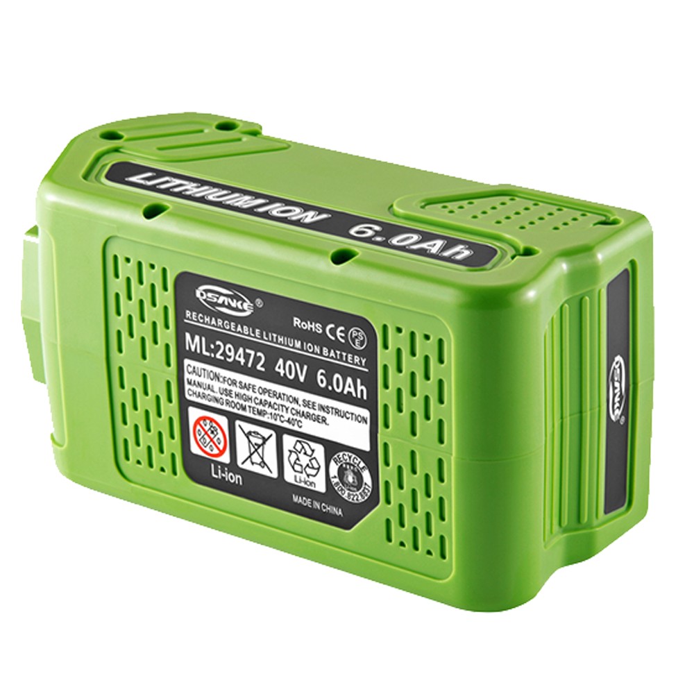40V 6Ah For Greenworks G-MAX Lithium Battery 29472 29462 29252 20202 40 Volt