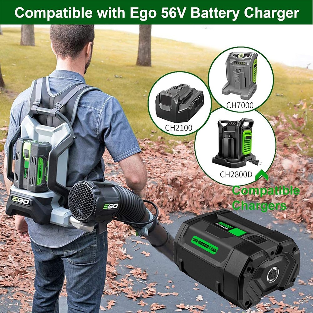 For Genuine EGO POWER+ BA2800T 56V 5.0 AH Battery w/ Fuel Gauge 56 Volt Power+