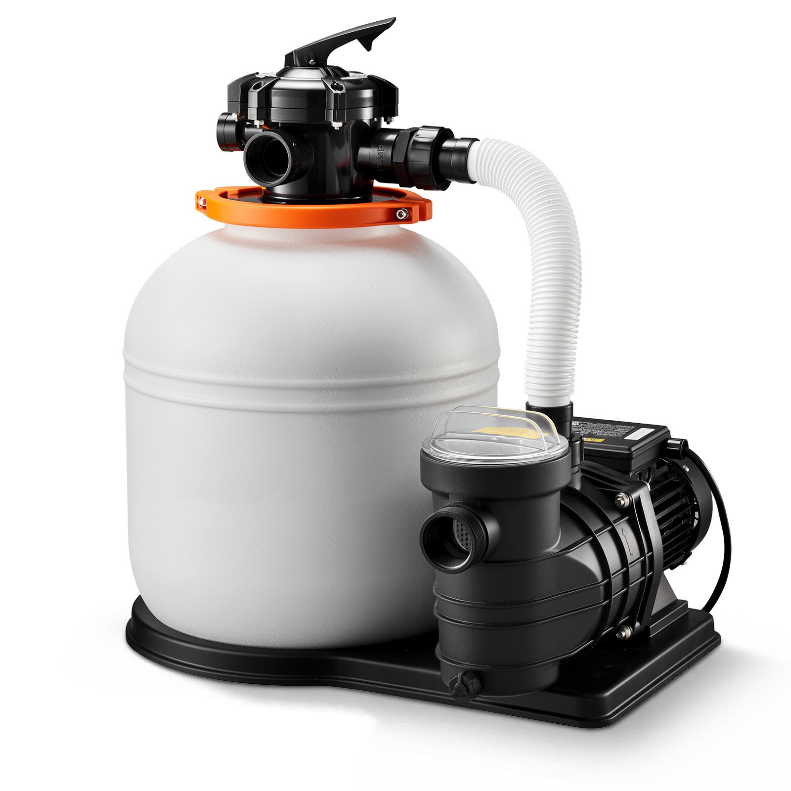 Uimoso 16″ Sand Filter Pump with Timer, 4400 GPH, 0.75HP for Above Ground Pools