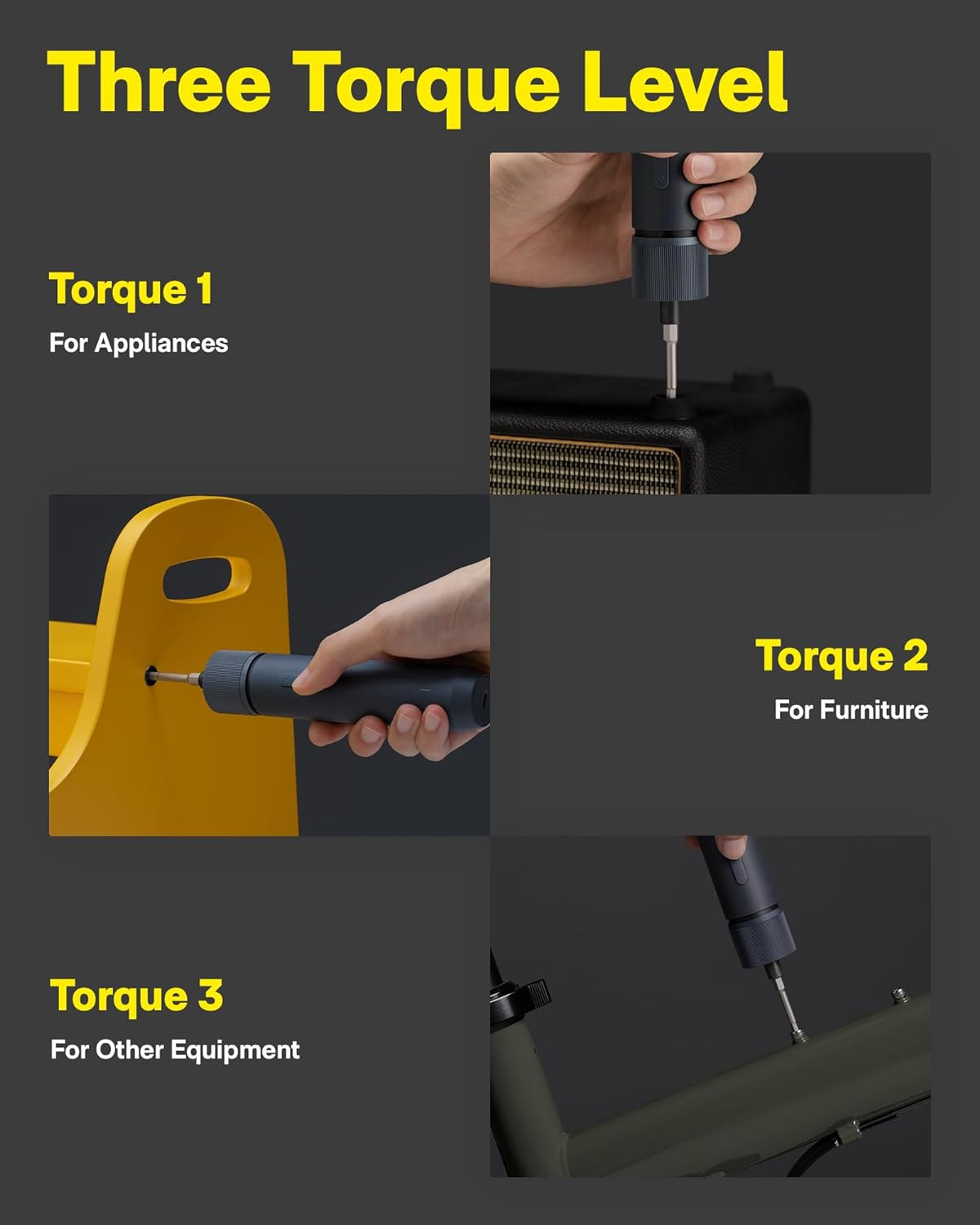 25-Piece Upgraded Electric Screwdriver Kit, 1/4” Hex, Magnetic Lid, 1500Mah Rec