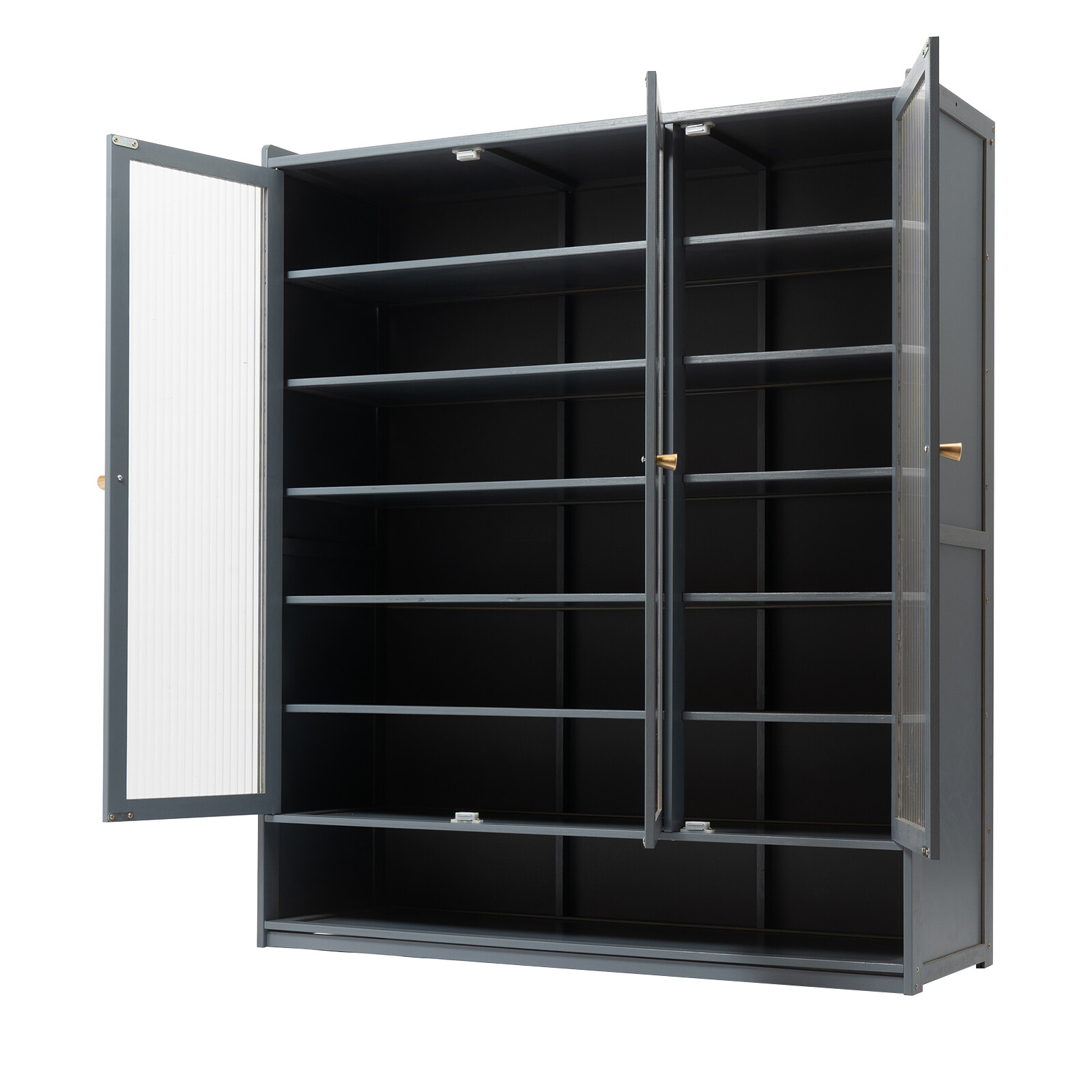 Freestanding Shoe Rack Storage Cabinet Entryway Slippers Organizer Plant Shelf