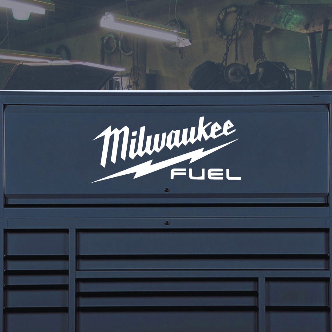 Milwaukee Fuel Tools Decal Large 4″ – 12″ 17″ 22″ – Sawzall Drill Impact M12 M18
