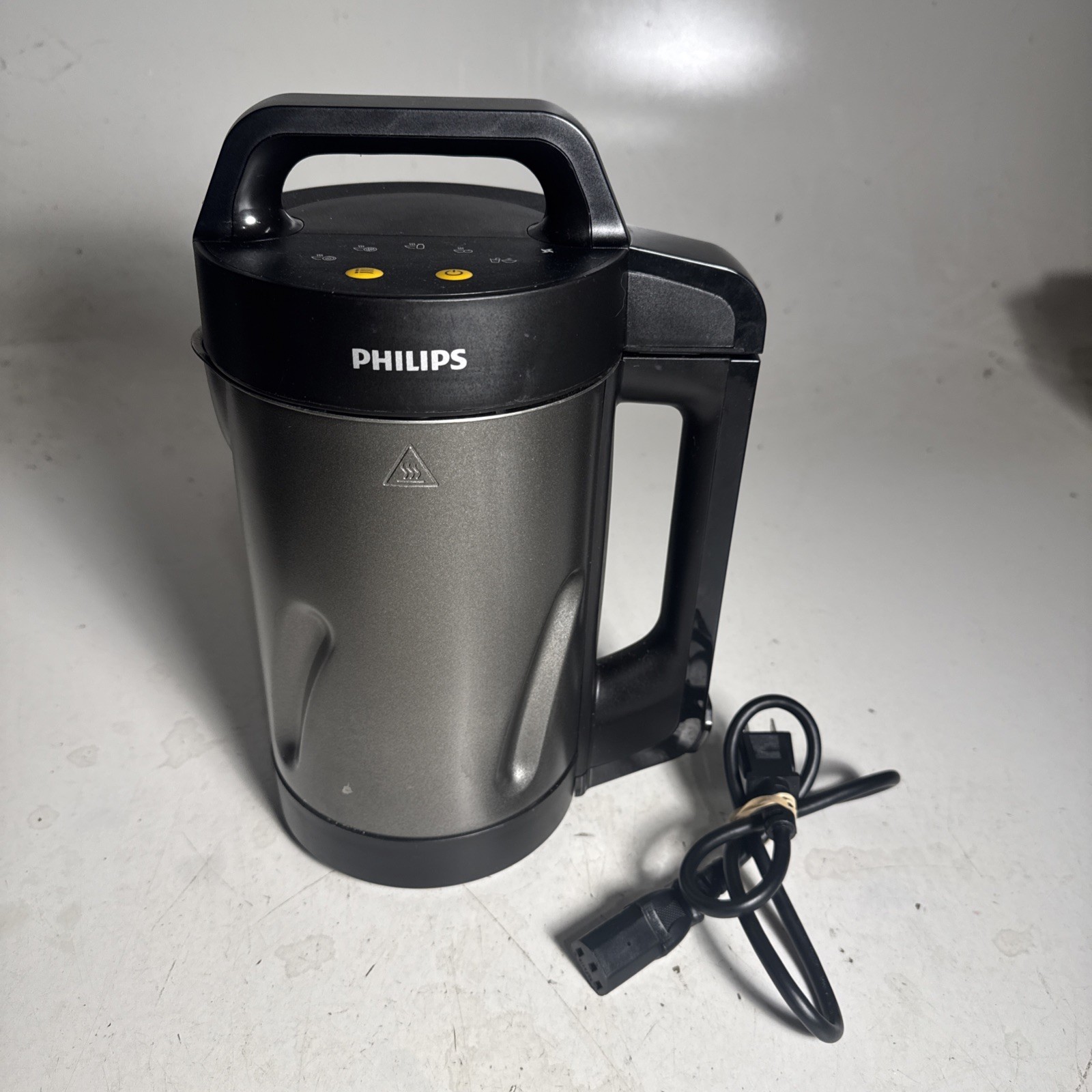 Philips Viva Collection HR2204 Soup Maker 10-in-1 Hot Cold Blender w Power Cable
