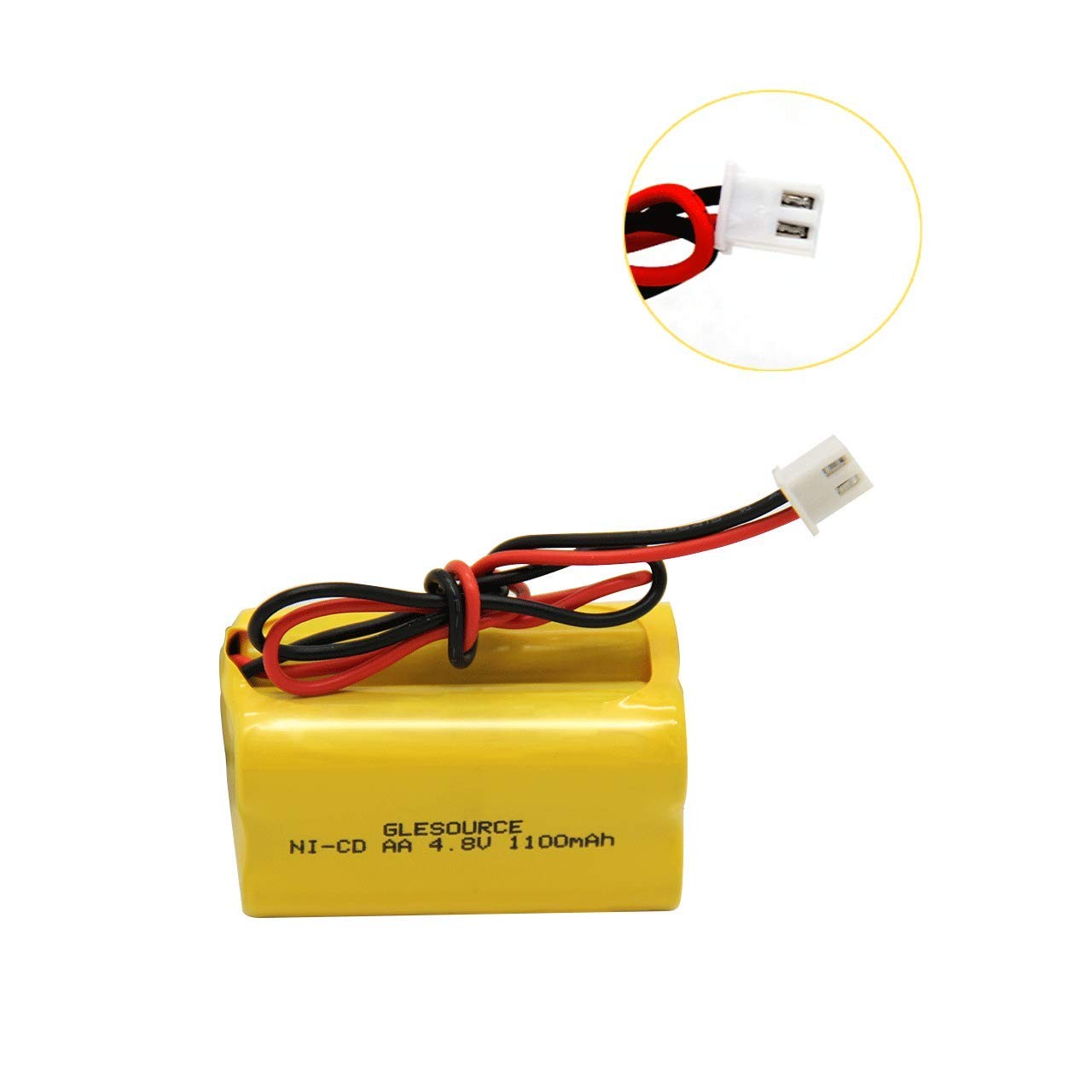 Glesource Bl93Nc487 Bl93Nc484 Baa48R Ni-Cd 4.8V 1100Mah Exit Sign Emergency