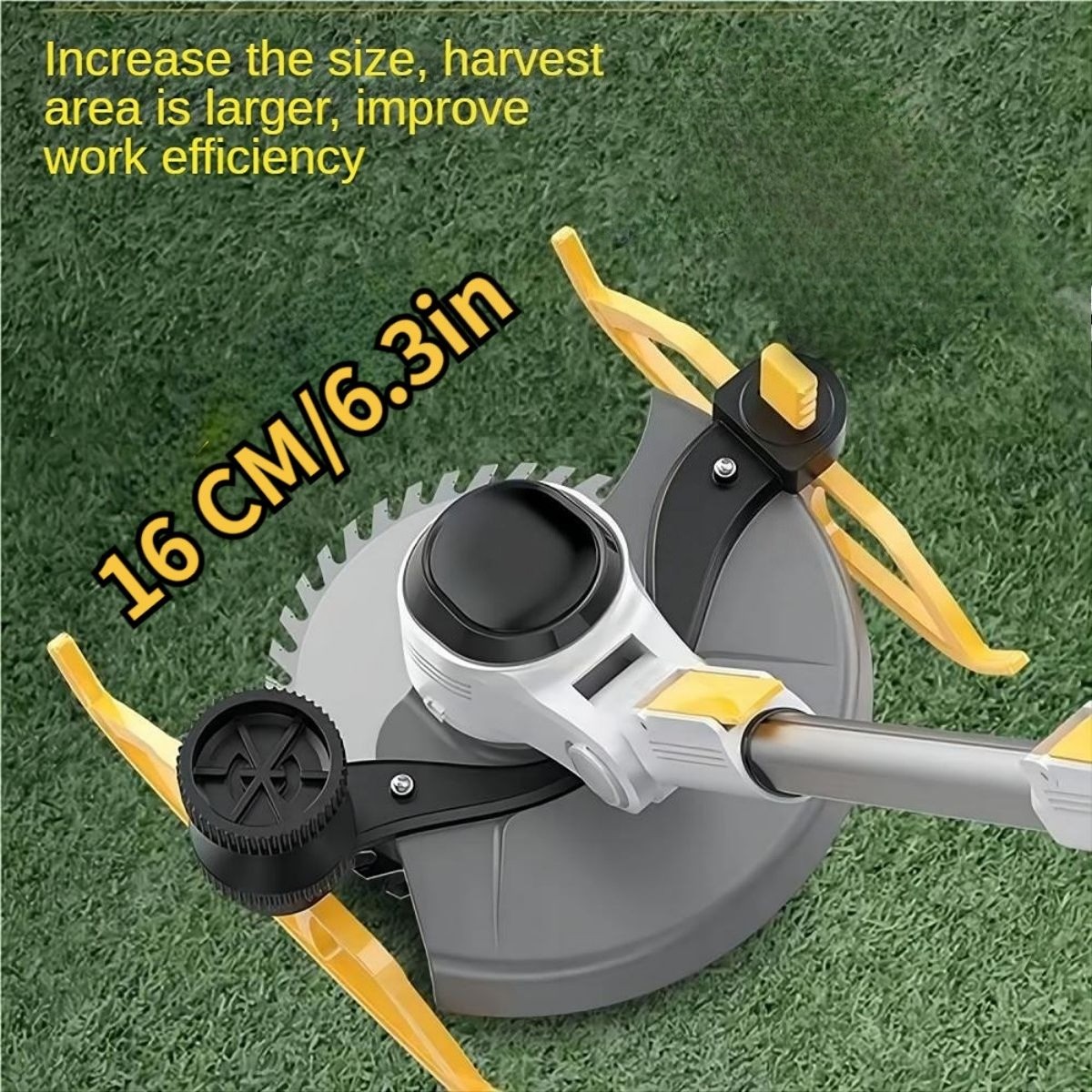 Cordless Weed Wacker 20V 4Ah Battery Powered W/ Metal Blade Edger/Mower