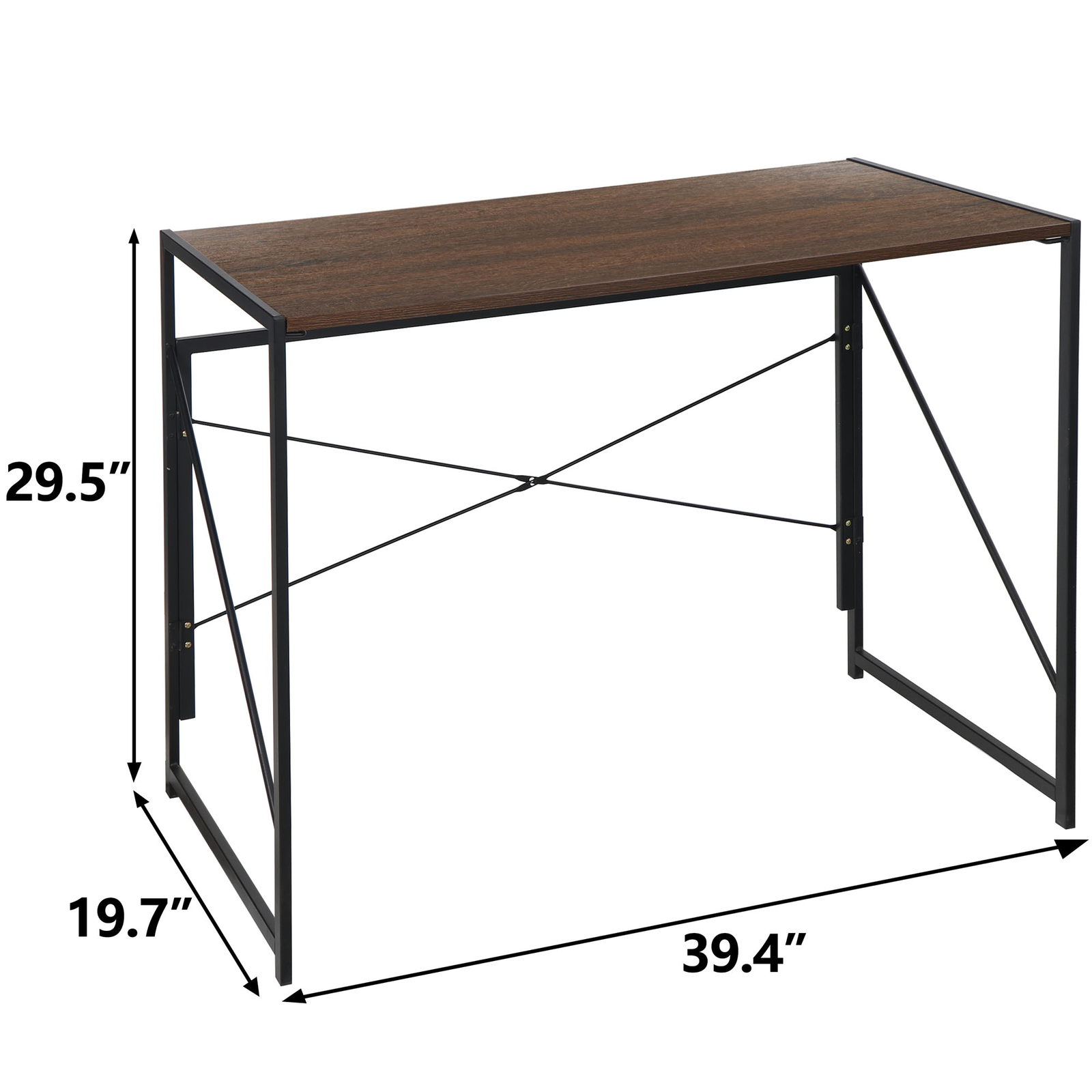 Office Computer Desk Writing Modern Simple Study Industrial Style Folding Home