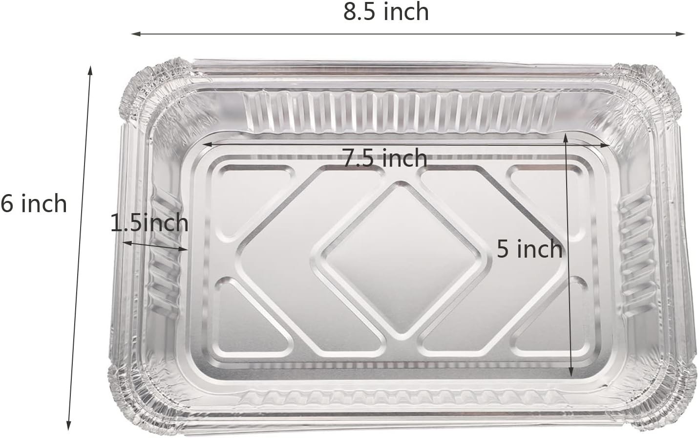 20 Pack Small Drip Pans Weber Aluminum X Pan Grill Of Genesis Spirit Q Bbq 8.5×6