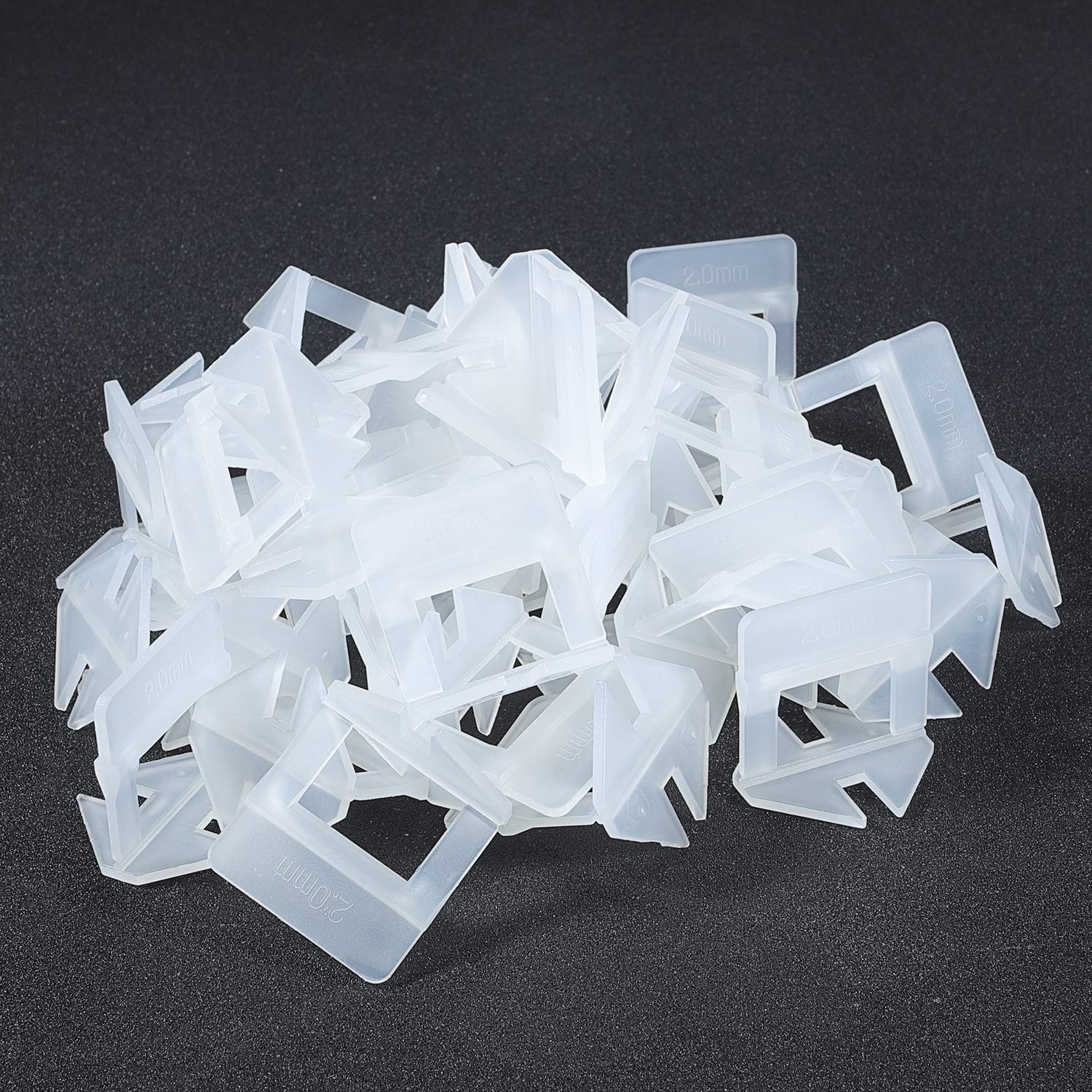 Tile Leveling System Clips – 400 Pcs (2mm) 2mm