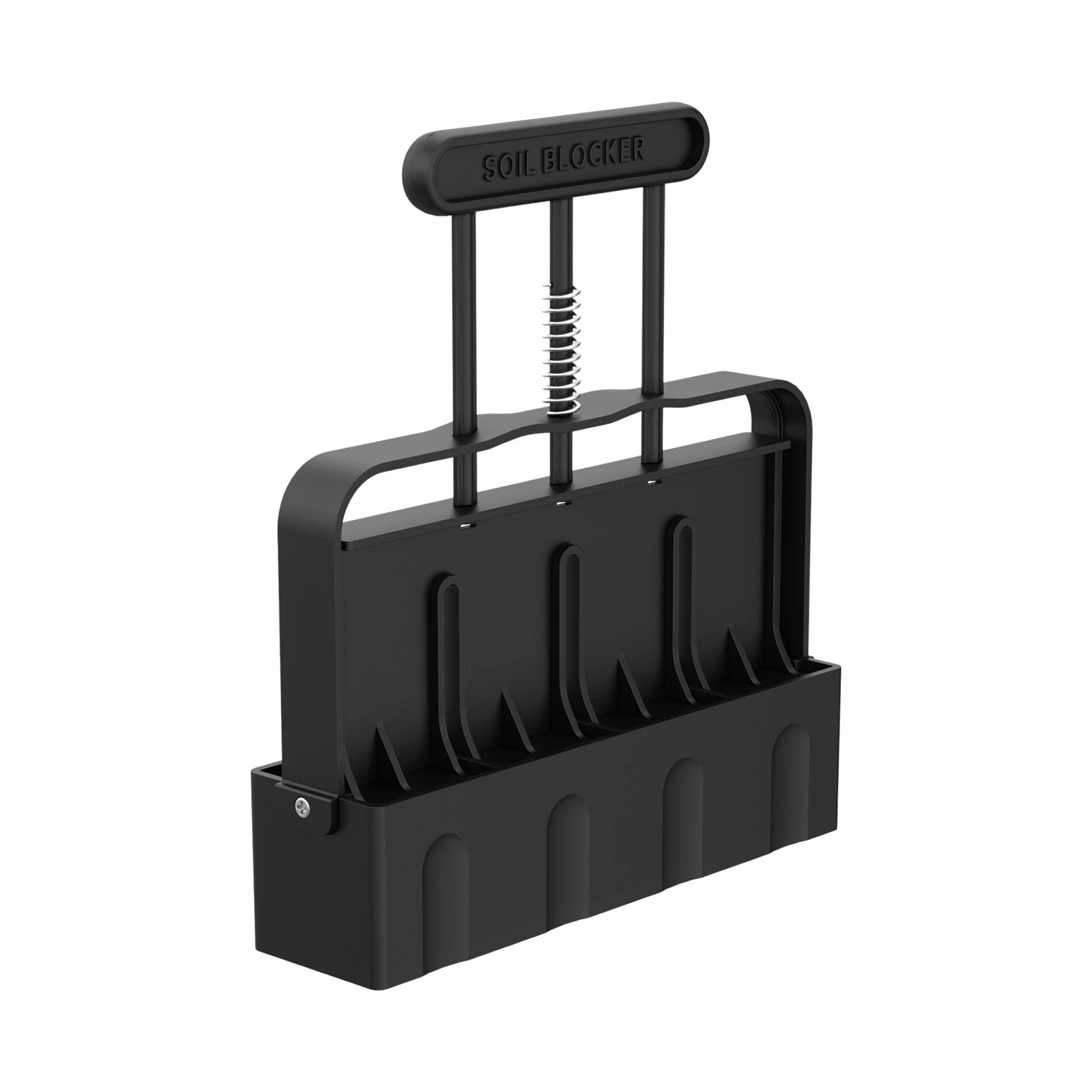 Handheld Soil Block Maker Model Mold With Automatic Spring Reset 8.46*1.97*6.1in