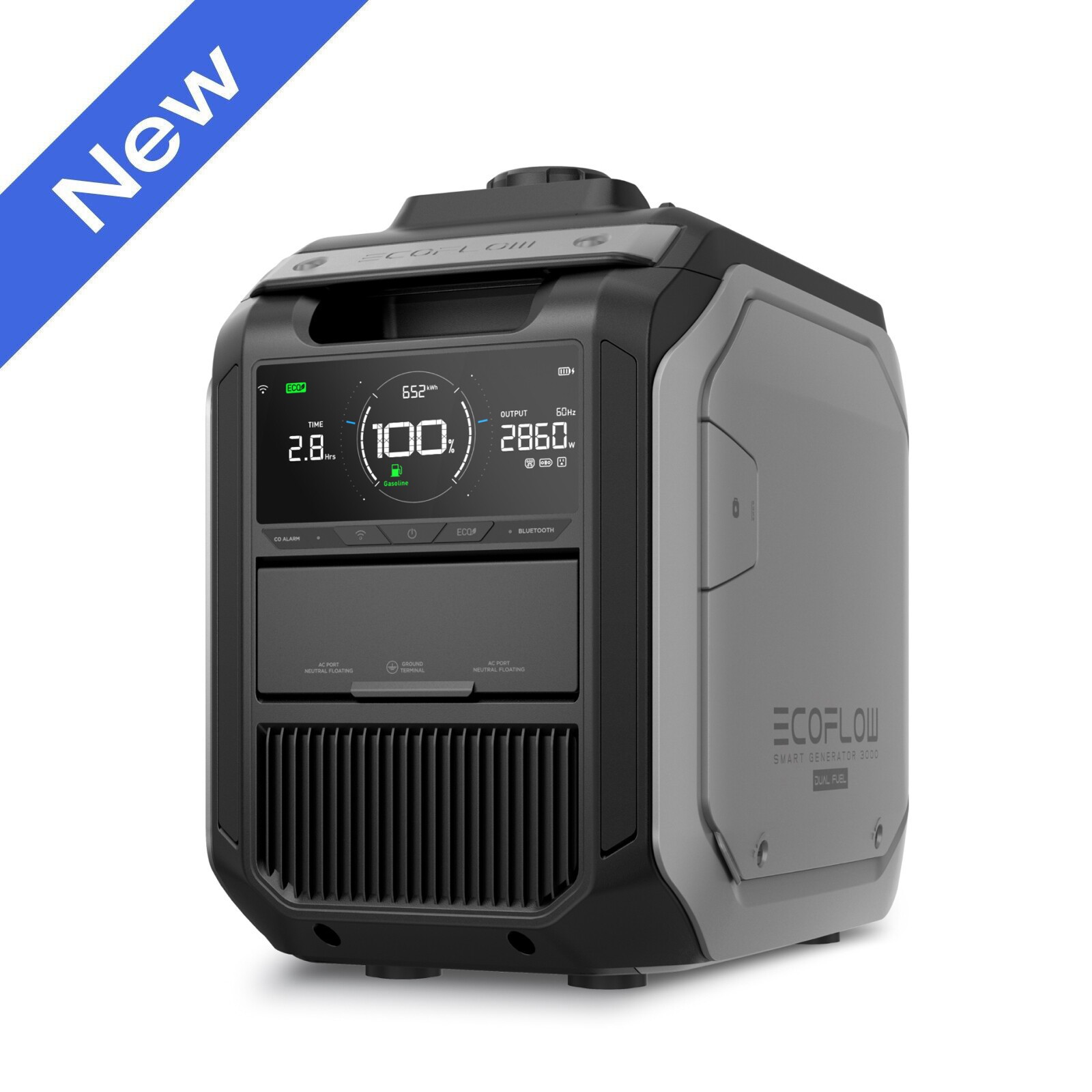 EcoFlow 2000W Smart Generator Dual Fuel LPG & Gas Powered Power Backup for Home