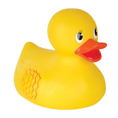 JUMBO RUBBER DUCKY SQUEAKY BATH POOL TOY 10.5″ (Ages 3 Years and Up)