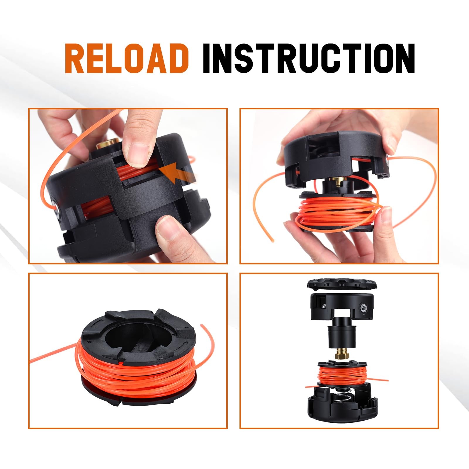 Speed Feed 400 Trimmer Head for Echo SRM-225 Shindaiwa Redmax Stihl Husqvarna