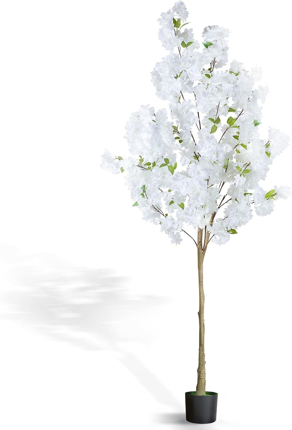 6FT Artificial Cherry Blossom Tree, Realistic Fake Cherry Blossom Tree in Pot…