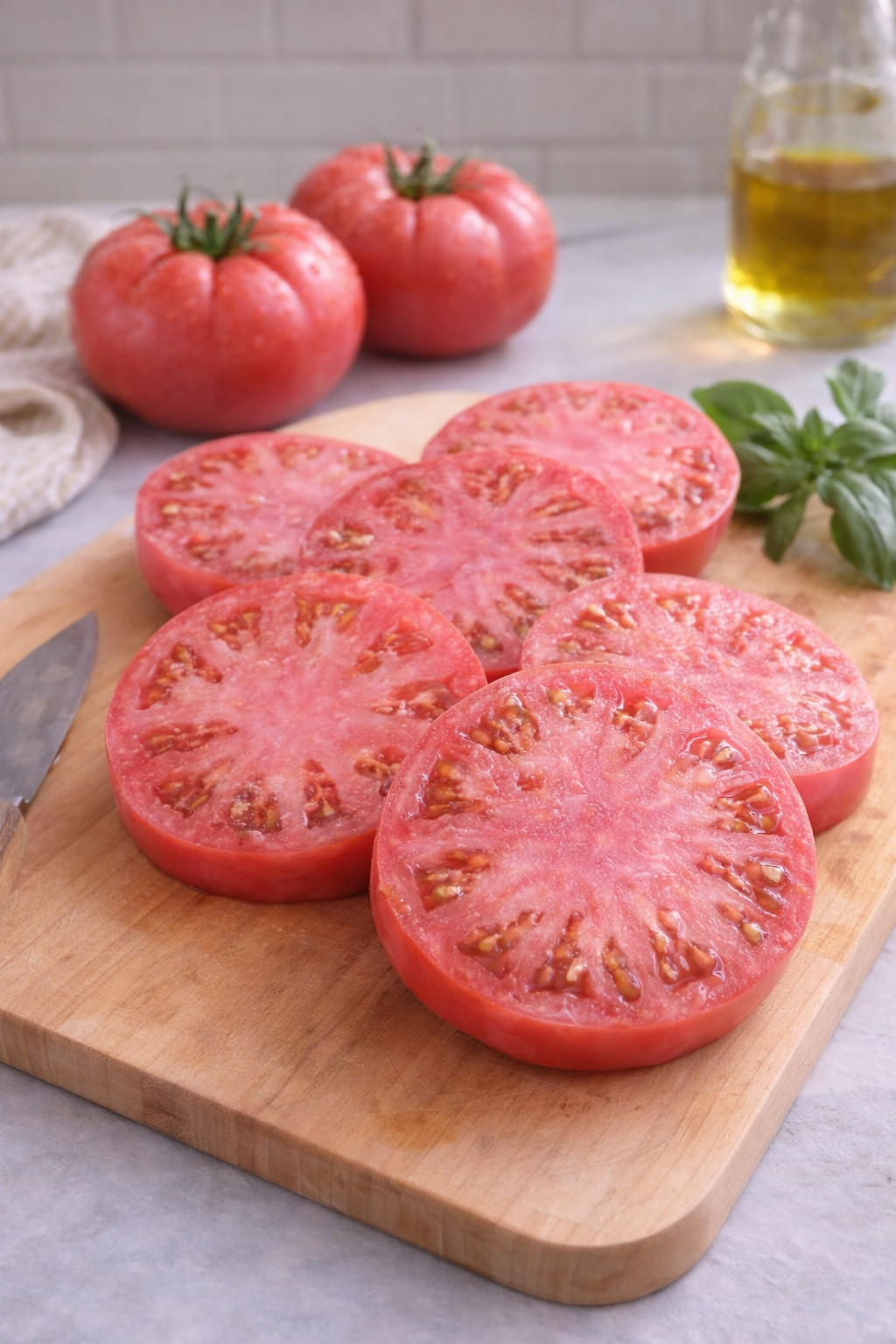 Beefsteak Tomato Seeds Determinate Heirloom Non GMO Large Red Slicing Tomato