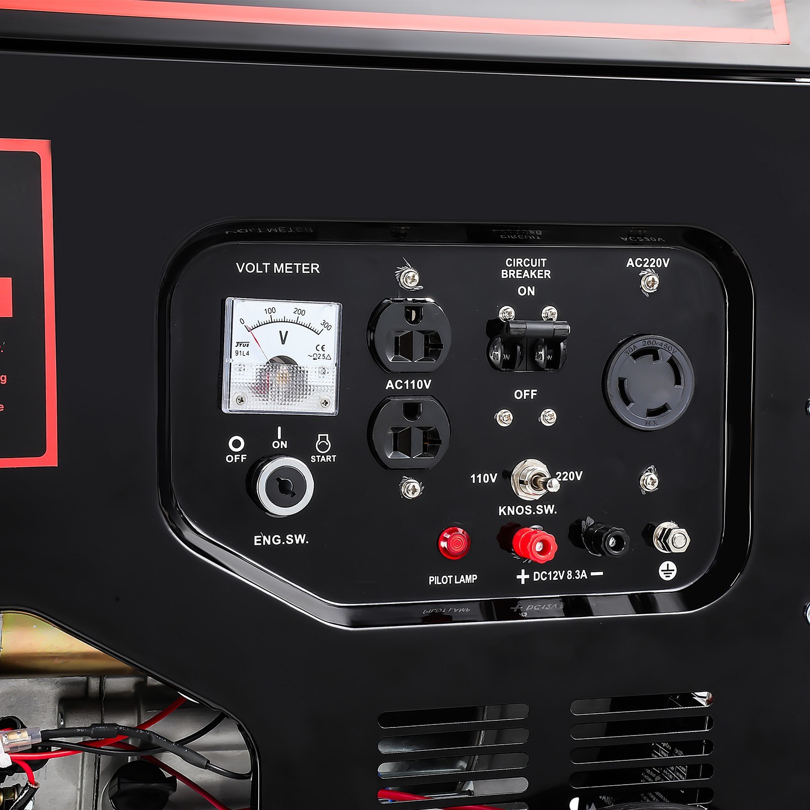 6000W Gas Inverter Generator Electric Start 110V&220V Generators Portable Quiet