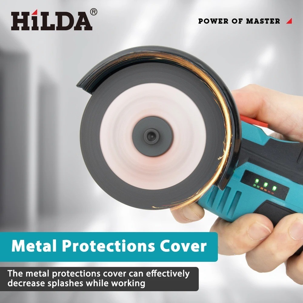 12V Cordless Mini Angle Grinder Brushless Cut Off Polish Grinding Tool USA Sell