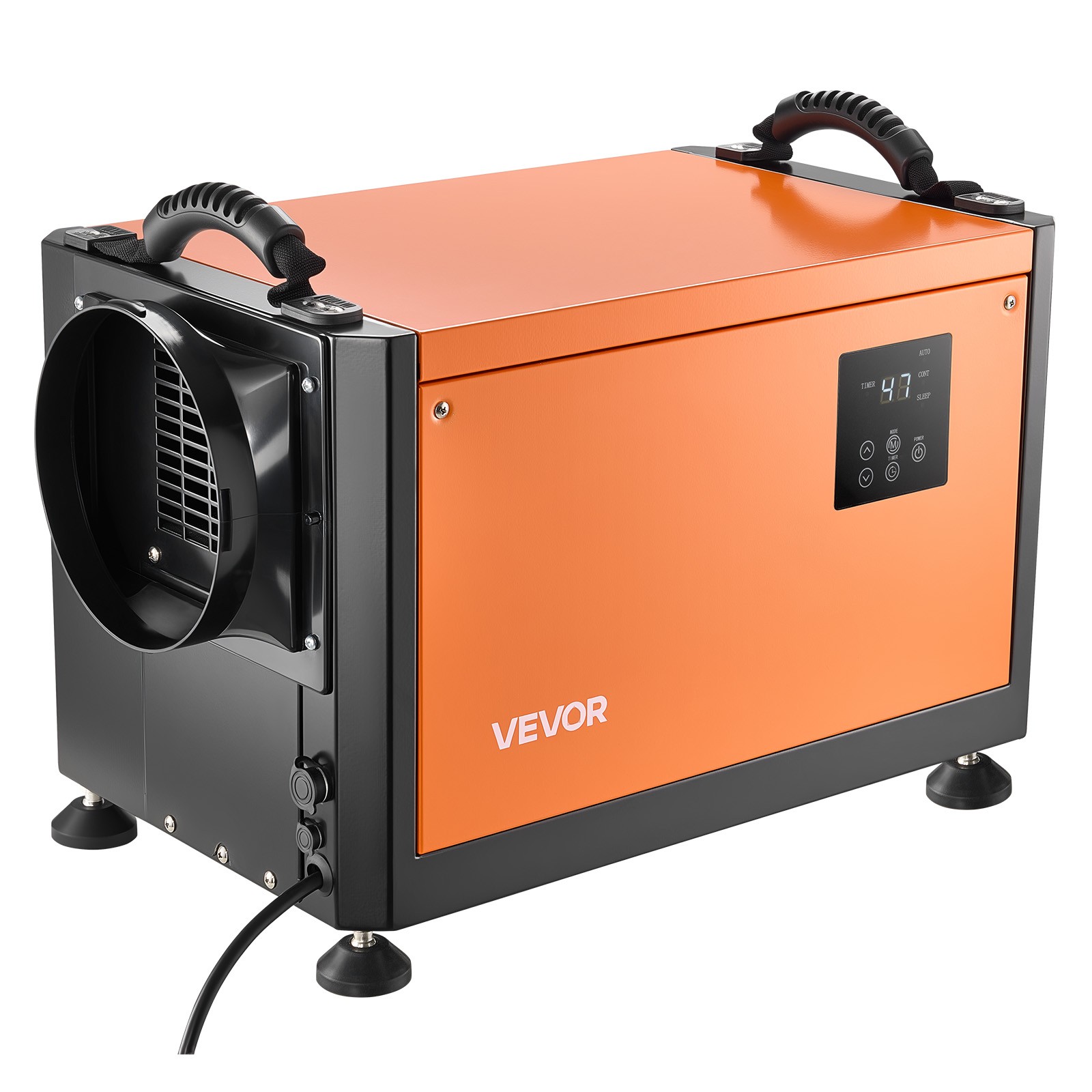VEVOR 125 Pints Commercial Dehumidifier with Hose Auto Defrost for Crawl Space