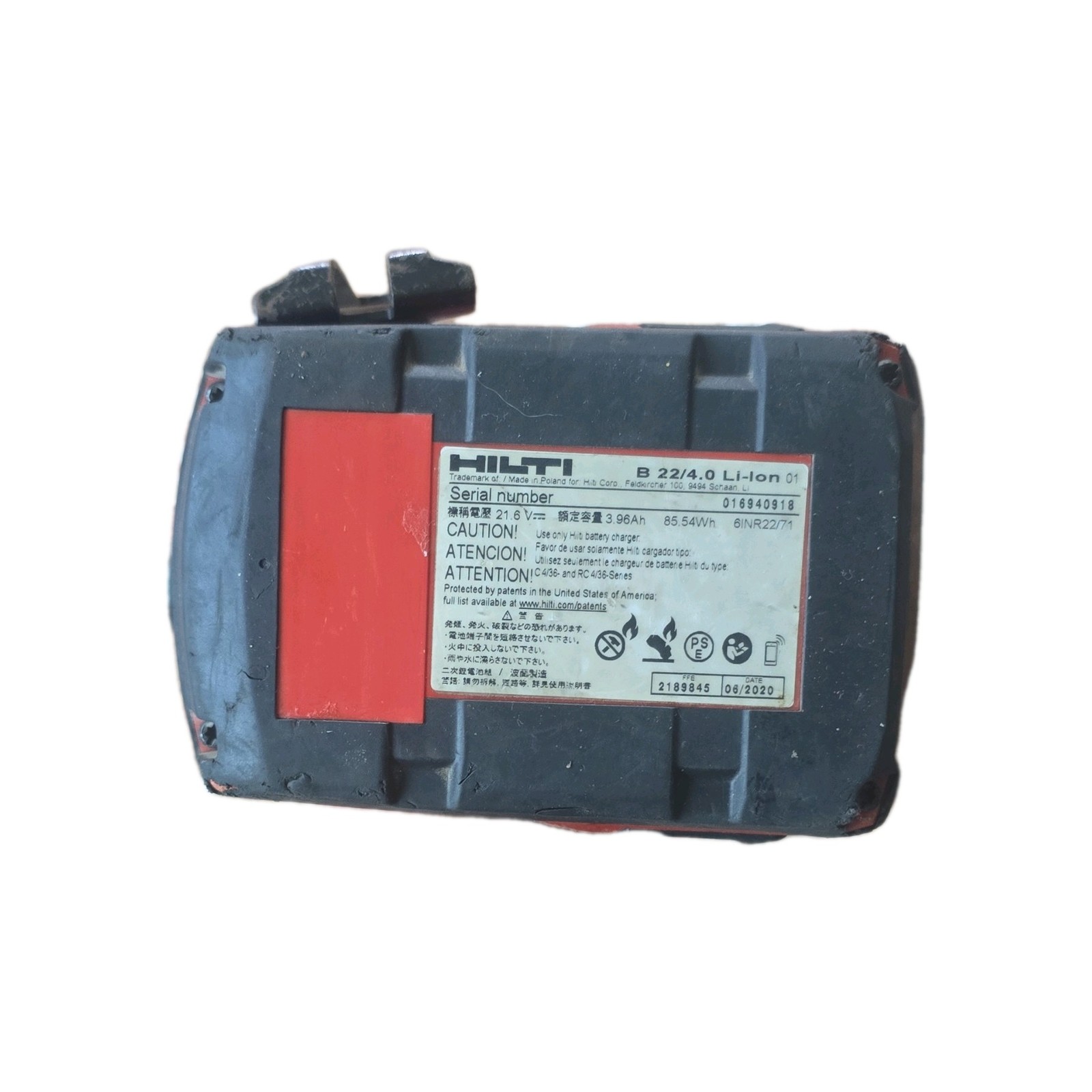 Hilti SFC 22-A Cordless Drill Driver 21.6V 4.0Ah Li-Ion Battery Compact