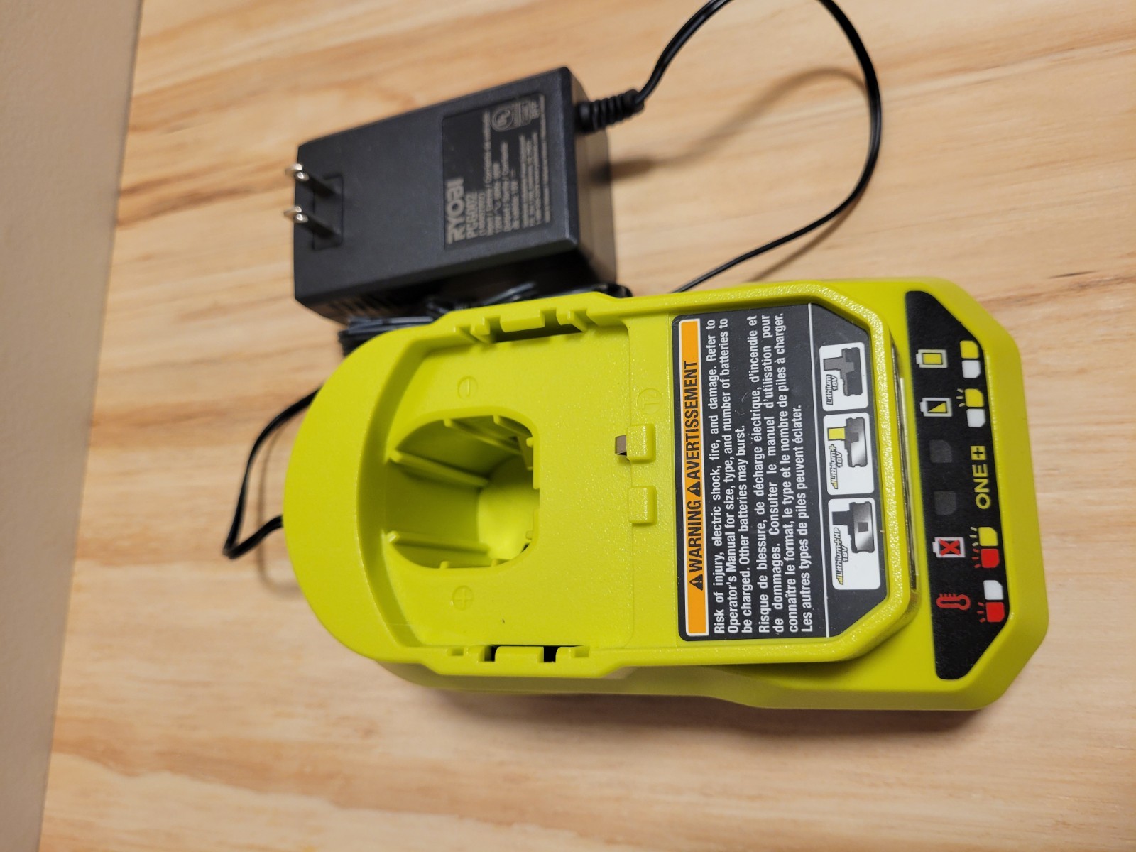 RYOBI PCG002 18V Volt ONE+ Lithium-Ion Battery Charger NEW Genuine OEM GEN II