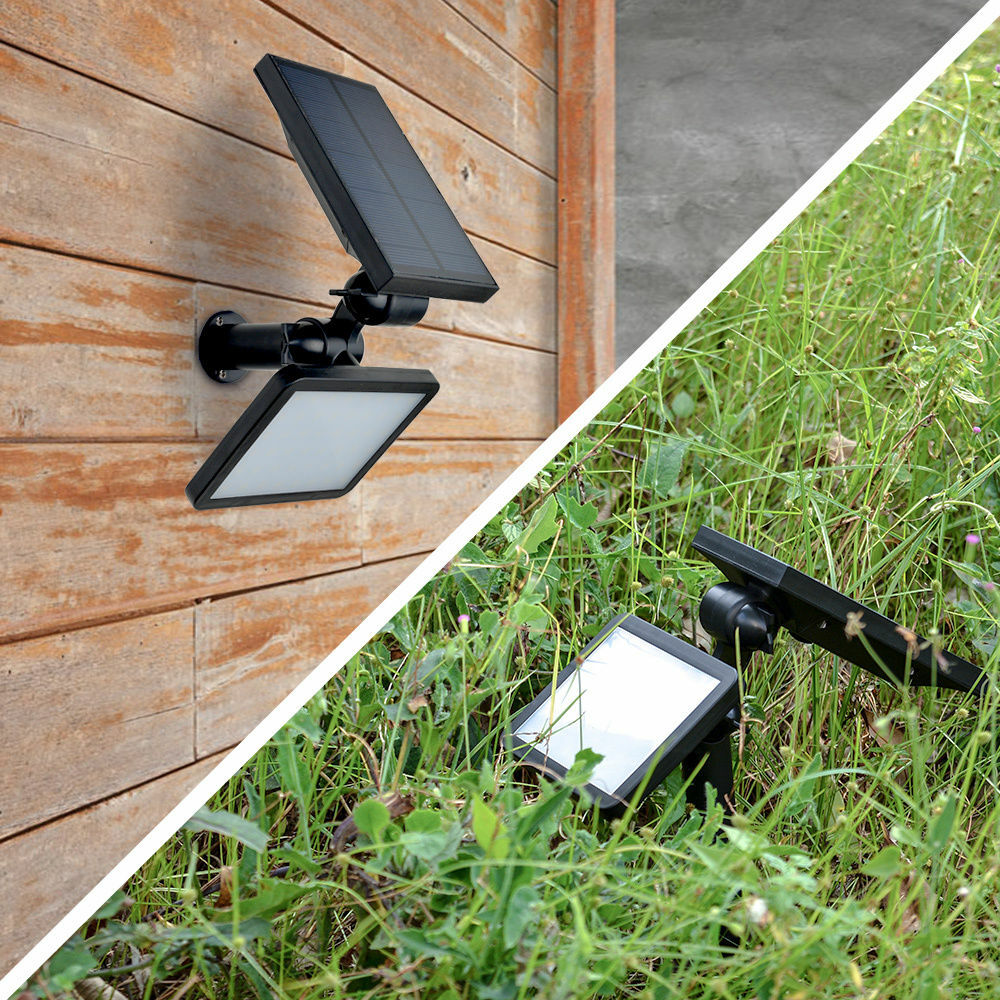 T-SUN Solar 54LED Spot Lights Landscape Outdoor Garden Pathway Waterproof Lamp