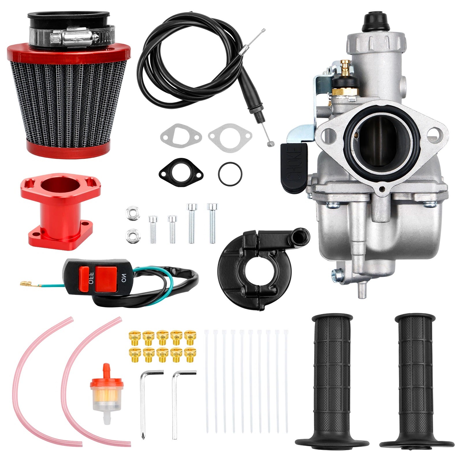 VM22 26mm Carburetor Throttle Assembly Kit For Predator 212cc 224cc 196cc CT200U