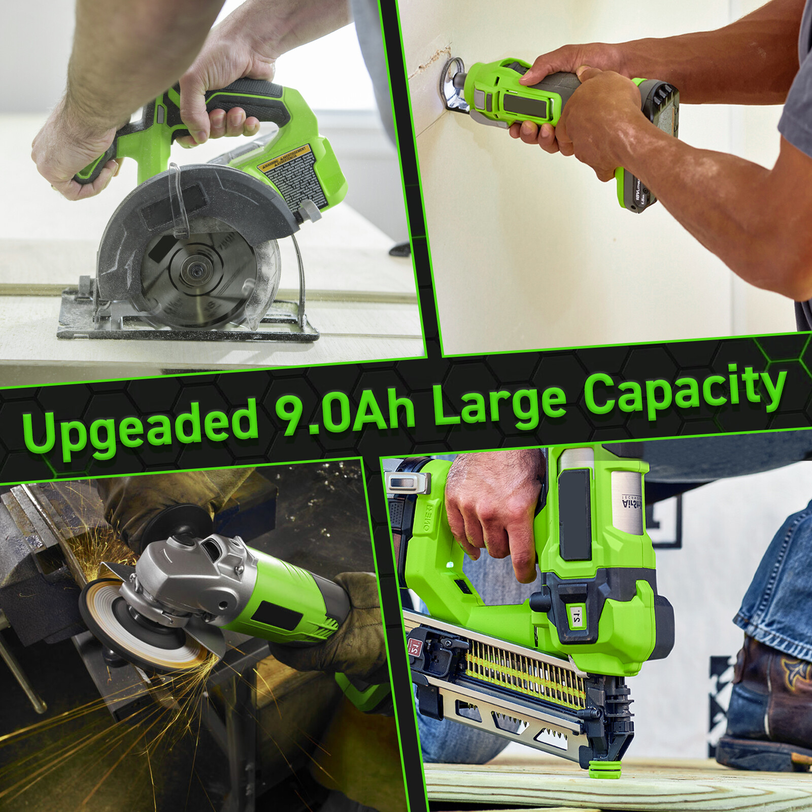 2Pcs 8.0Ah For RYOBI P108 18V One Plus High Capacity Battery 18 Volt Lithium-Ion