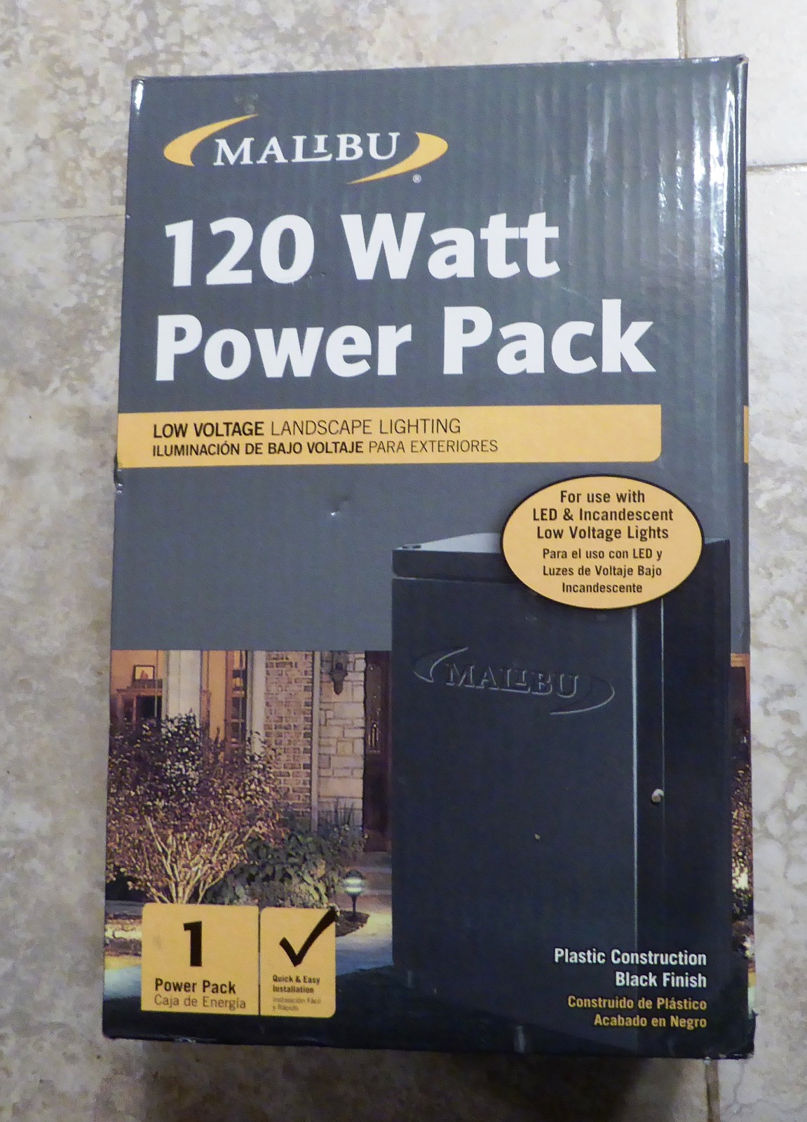 120W Low Voltage Landscape Lighting Transformer with Sensor & Weather Shield
