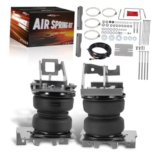 5000 lbs Rear Air Suspension Bags Kit for Ford F-250 F-350 4WD 2011-2016 Gray