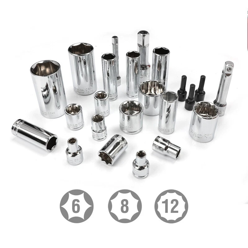 450-Piece Mechanics Tool Tool Set 1/2″ 1/4″ 3/8″ Metric Imperial Socket Wrenches