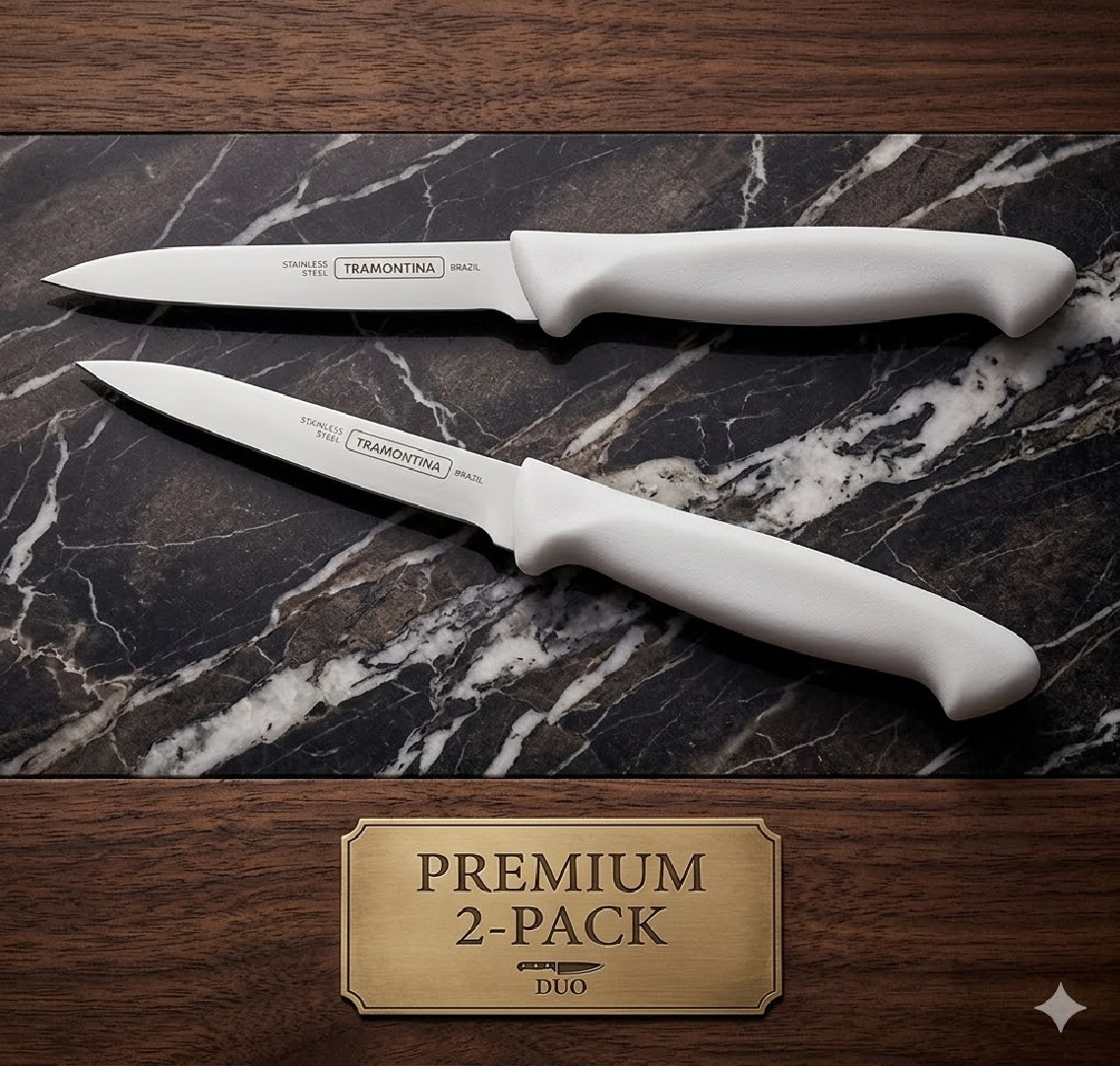 (2 pack) Tramontina Pro-Series 4″ Kitchen Paring Knife