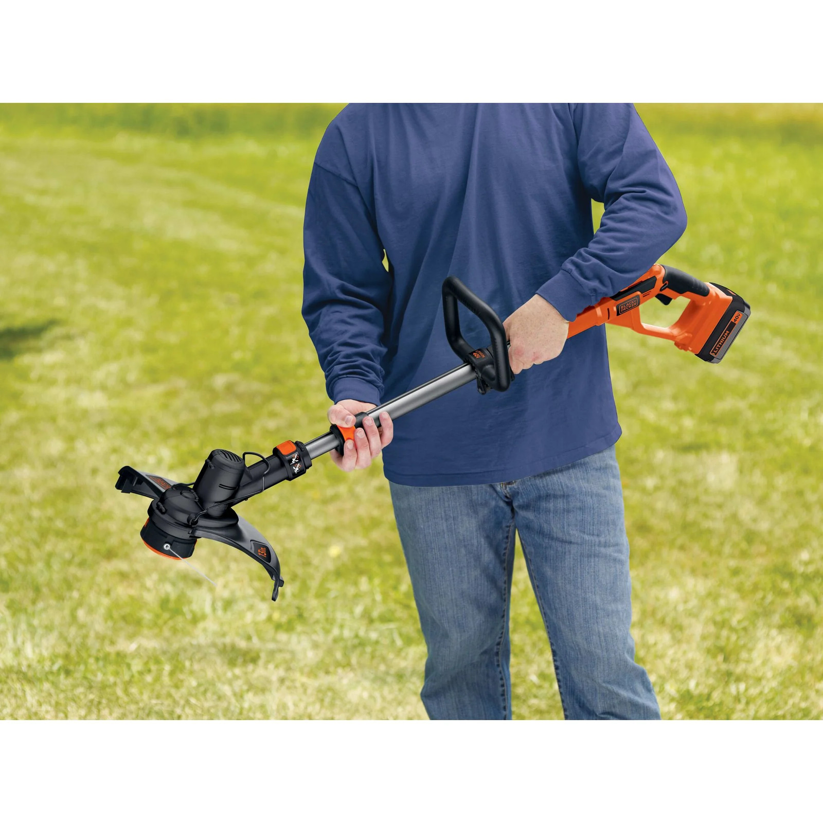 BLACK+DECKER 40V MAX* String Trimmer, 13-Inch – LST136B