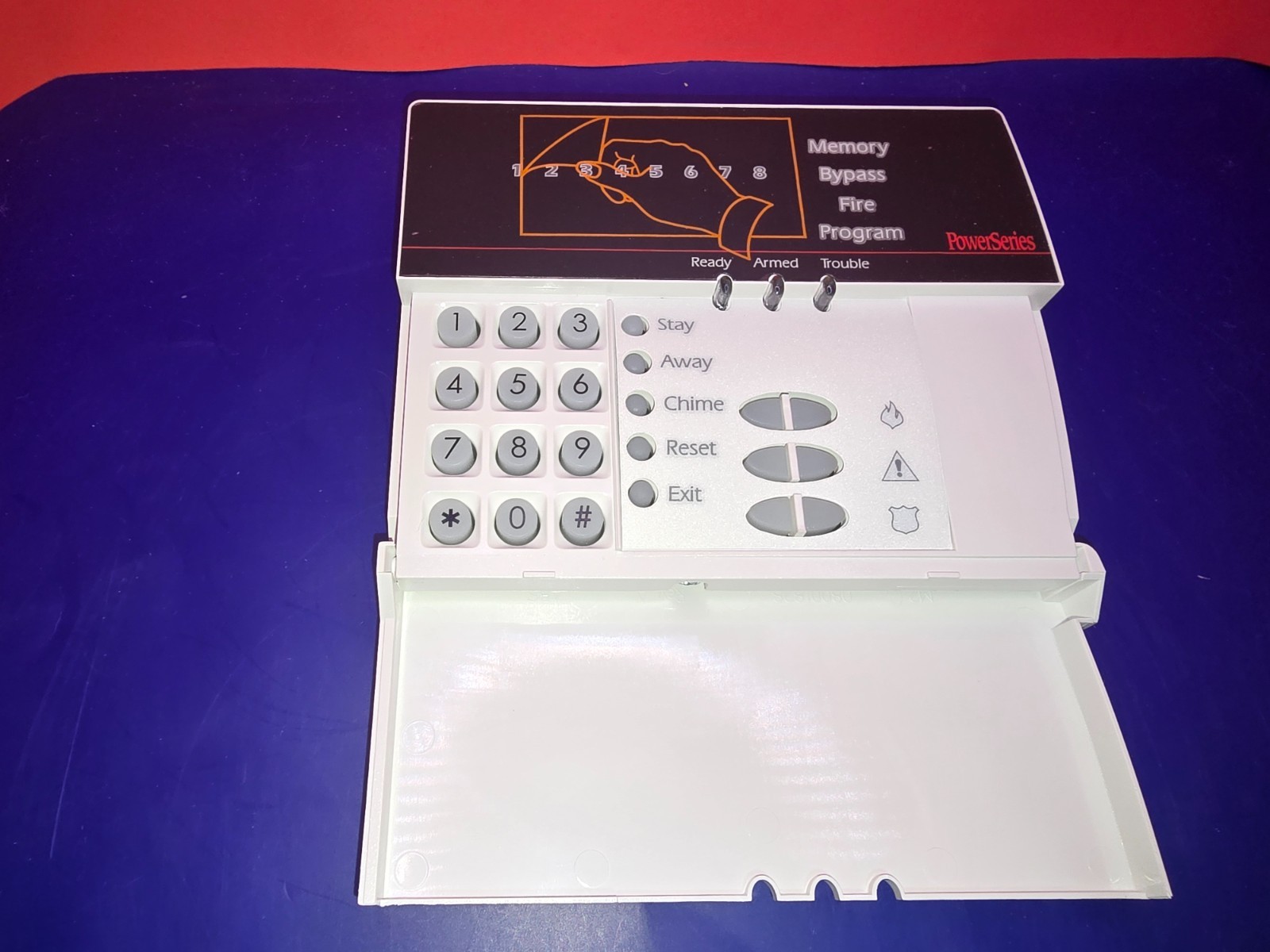 DSC PC5508Z 8 Zone LED Alarm Keypad for PowerSeries RARE & NEW!