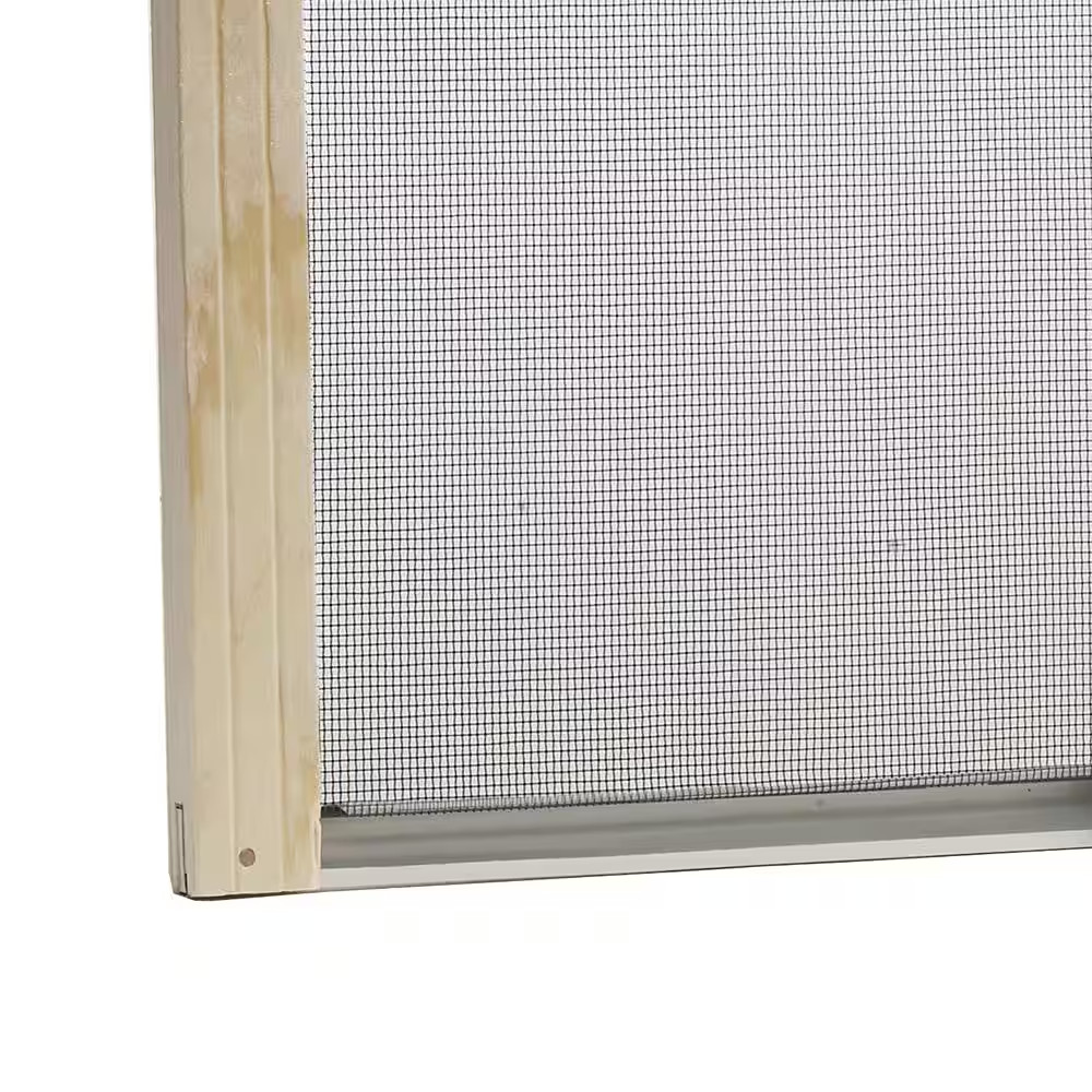 21 – 37 In. W X 18 In. H Clear Wood Frame Adjustable Window Screen
