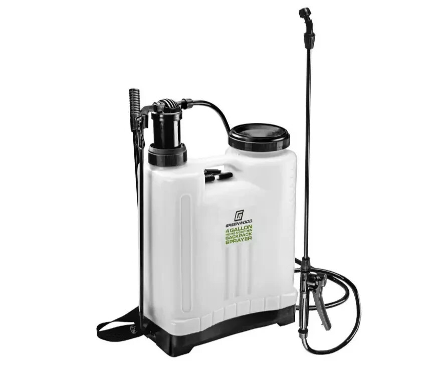 Backpack Sprayer 4 Gallon Capacity Yard Garden Pesticide Fertilizer Tank Sprayer