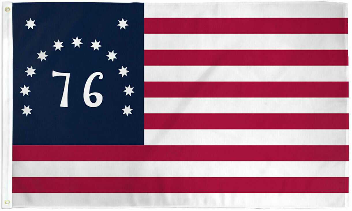 3×5 Ft Bennington 76 JULY 4TH 250 YEARS Flag – American Revolution Flags 100D
