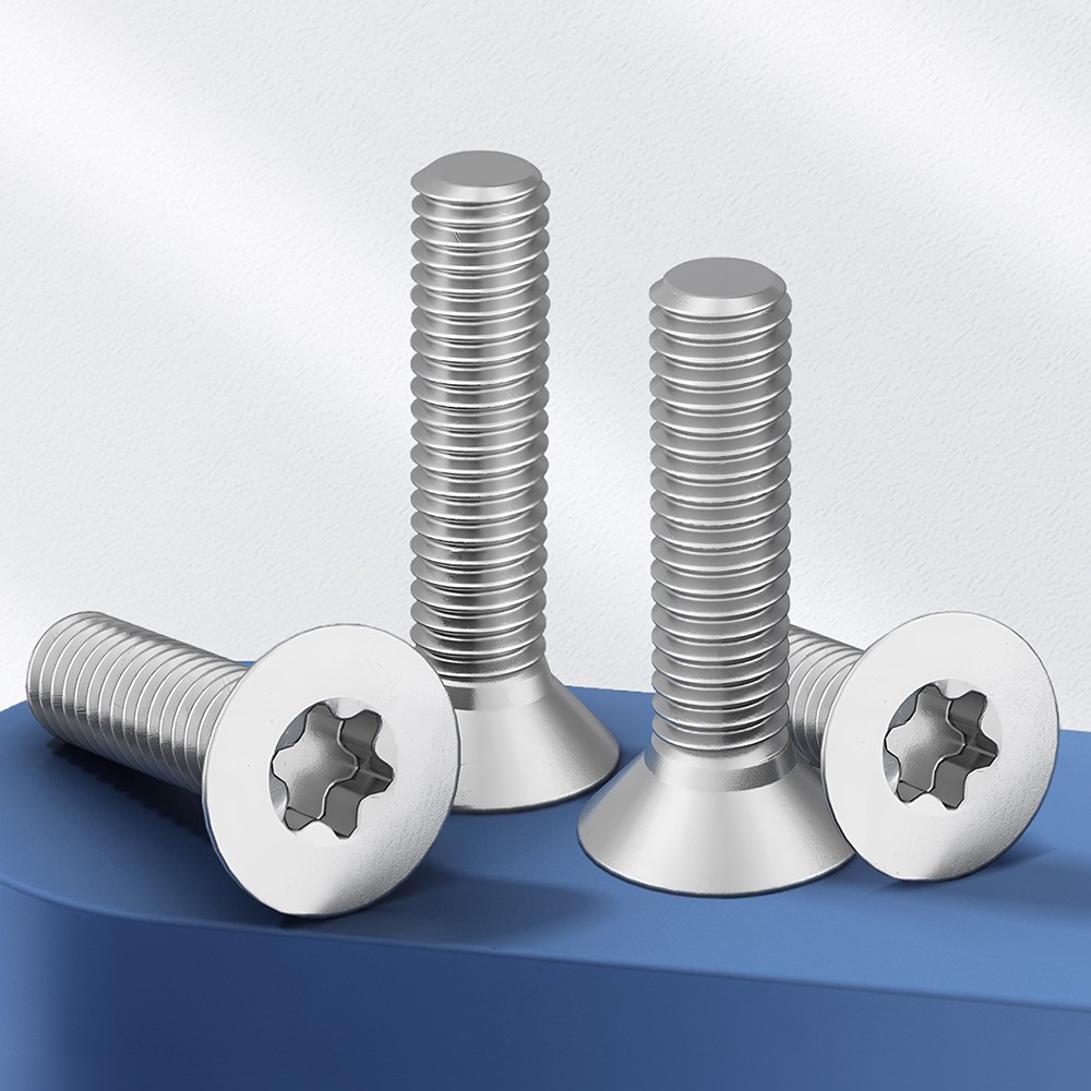 M1.4-M4 Torx Countersunk Machine Screws Flat Head Bolt A2 Stainless Steel Metric