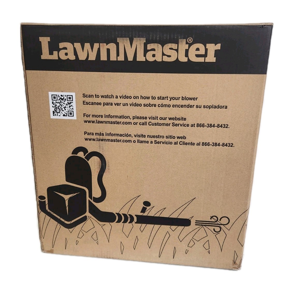 LawnMaster Nptbl31ab 31cc 2-Cycle Gas Backpack Leaf Blower With Electric Start