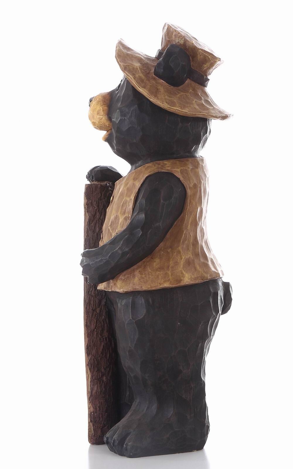 30 IN Standing Bear Decor W/Welcome Sign Garden Decor Garden Statue For Entryway