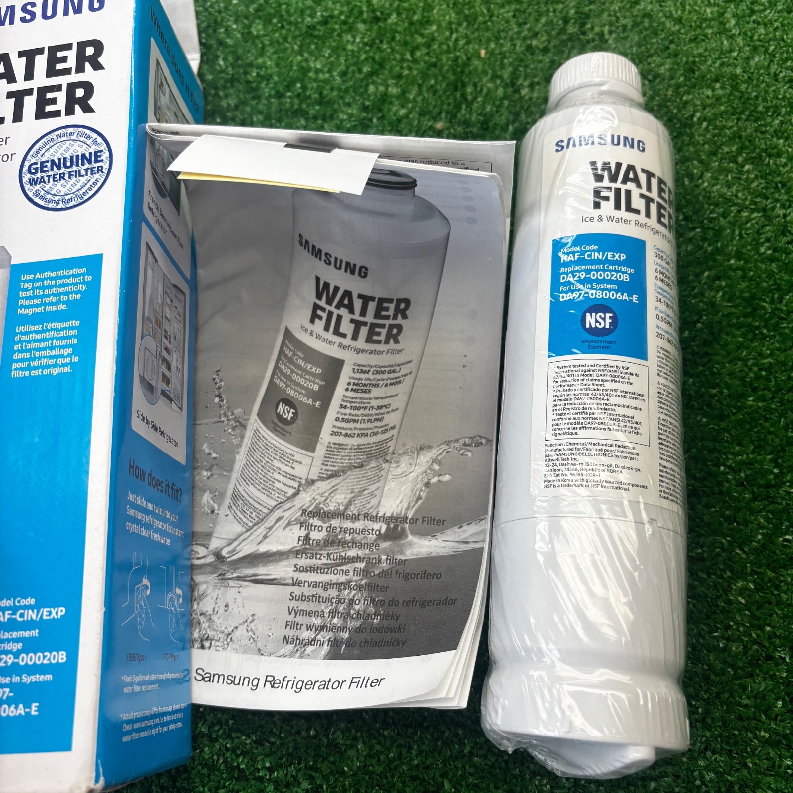 New Samsung Genuine DA29-00020B HAF-CIN/EXP Fridge Ice & Water Filter FREE SHIP
