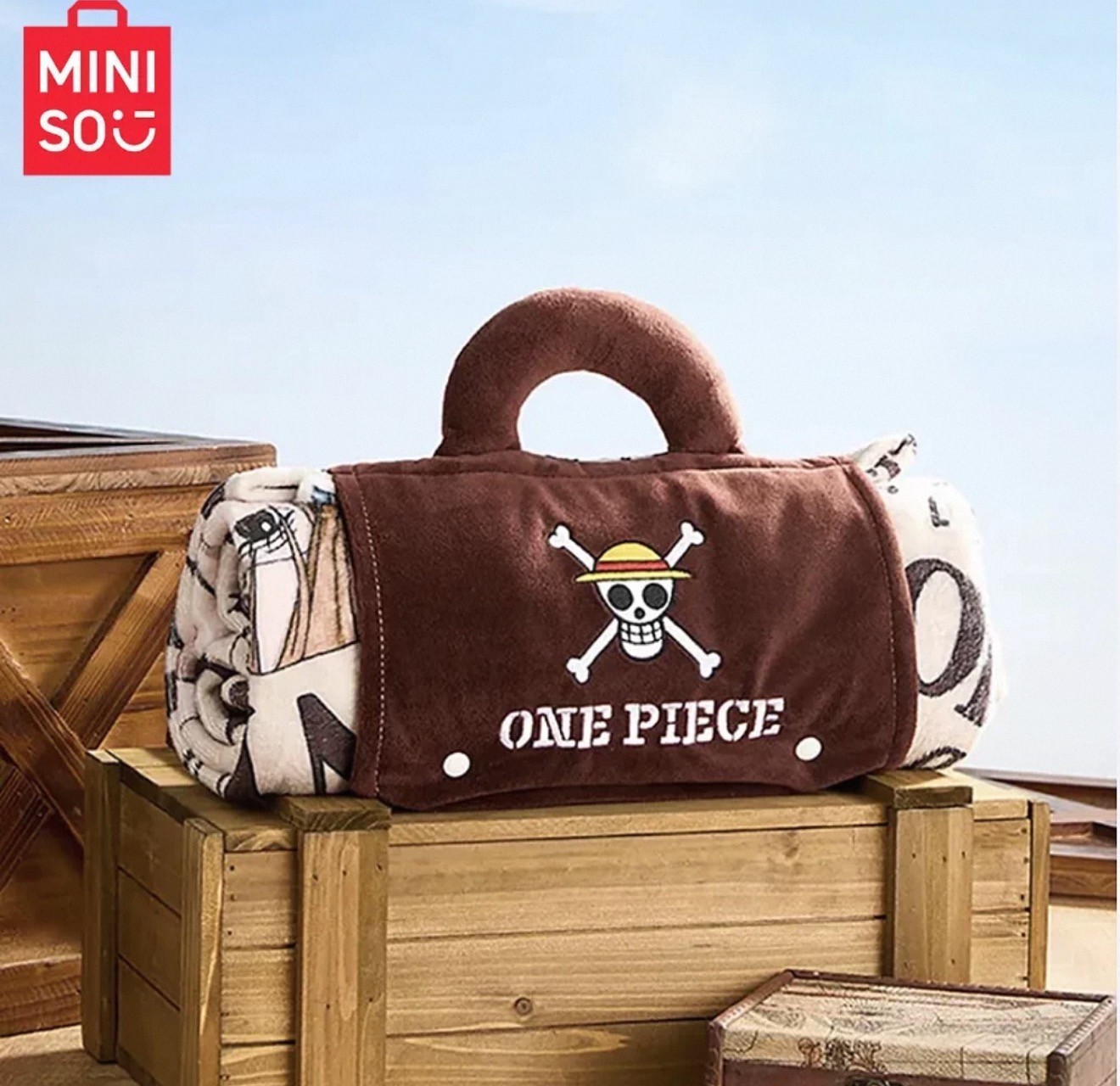 Miniso x One Piece Blanket – Soft Fleece Throw – New with Tag