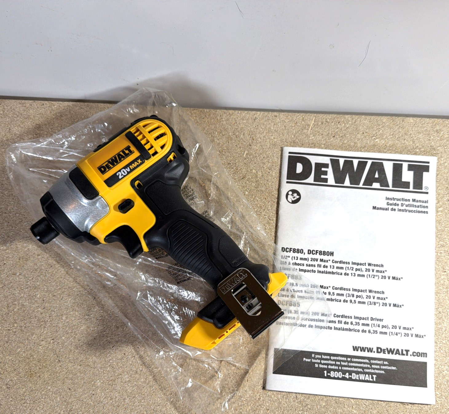 Dewalt DCF885 20V Cordless 1/4″ Impact Driver 20 Volt MAX Lithium Ion Tool Only