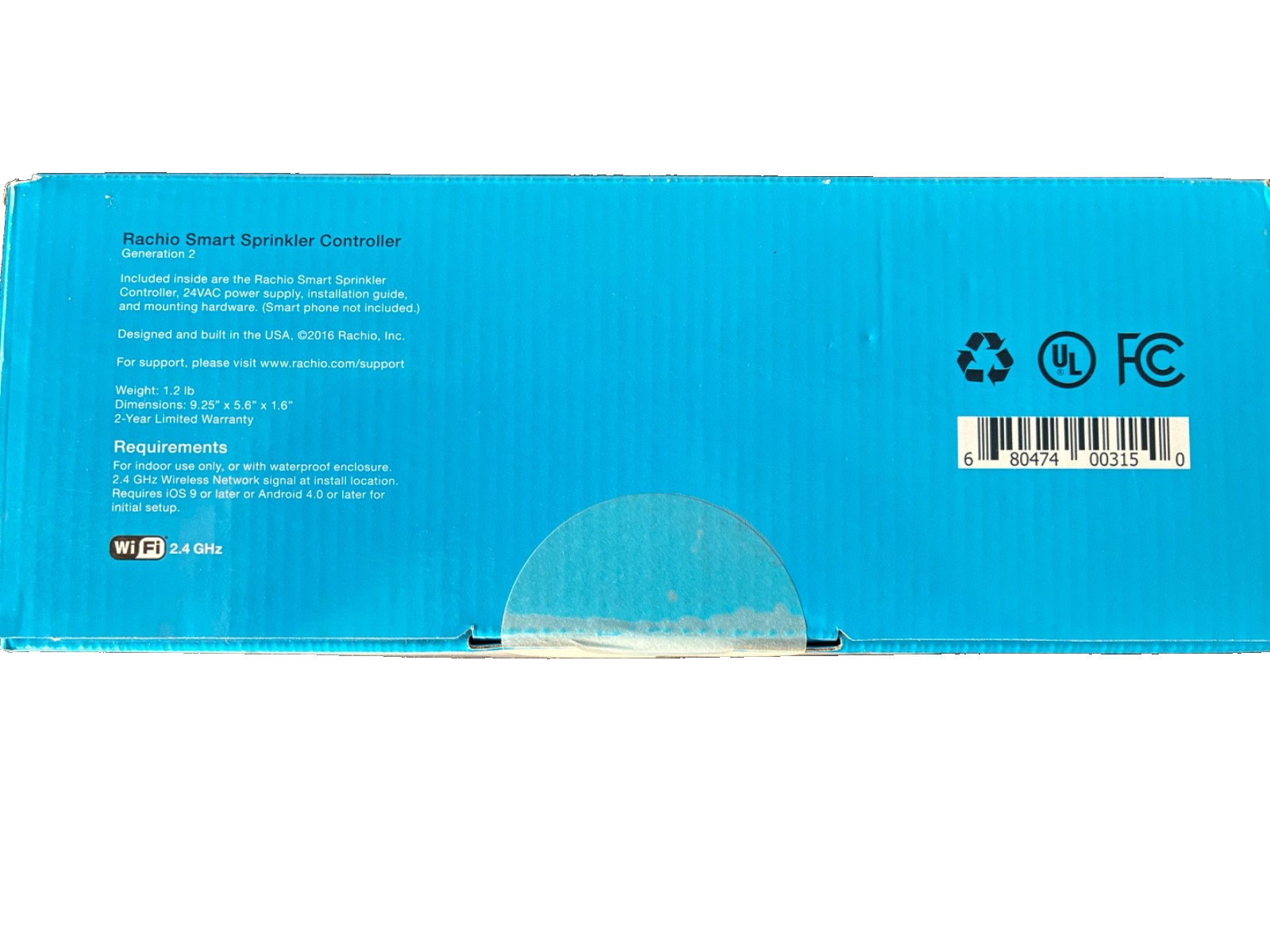 Rachio 16 Zone Smart Sprinkler Controller (2nd Generation 16ZULW-B)