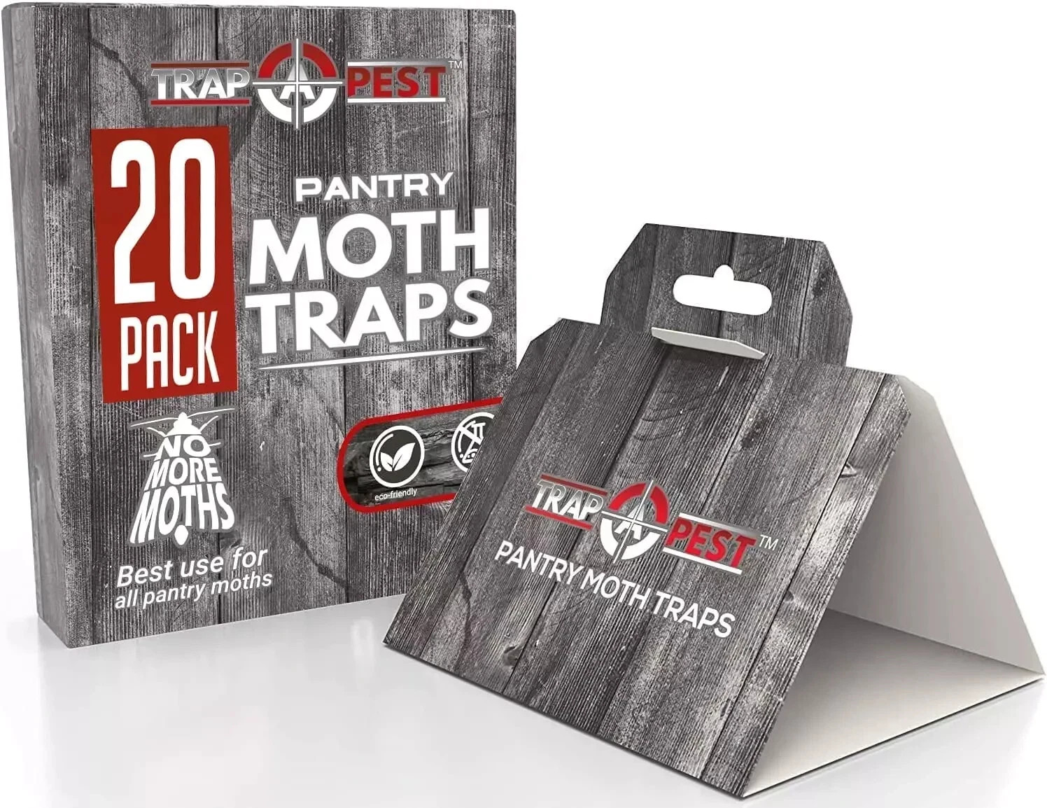20 Pack Pantry Moth Traps – Safe and Effective for Food and Cupboard – Glue Trap