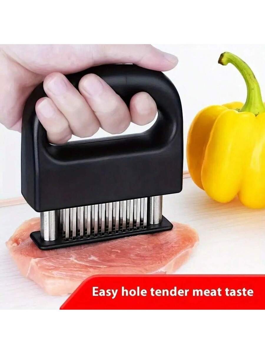 2 PACK Meat Tenderizer Tool Stainless Steel Needle Cooking Hammer Kitchen Tool