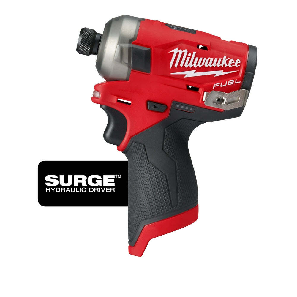 Milwaukee 2551-80 M12 FUEL SURGE 1/4″ Hex Hydraulic Driver – Bare Tool – Recon