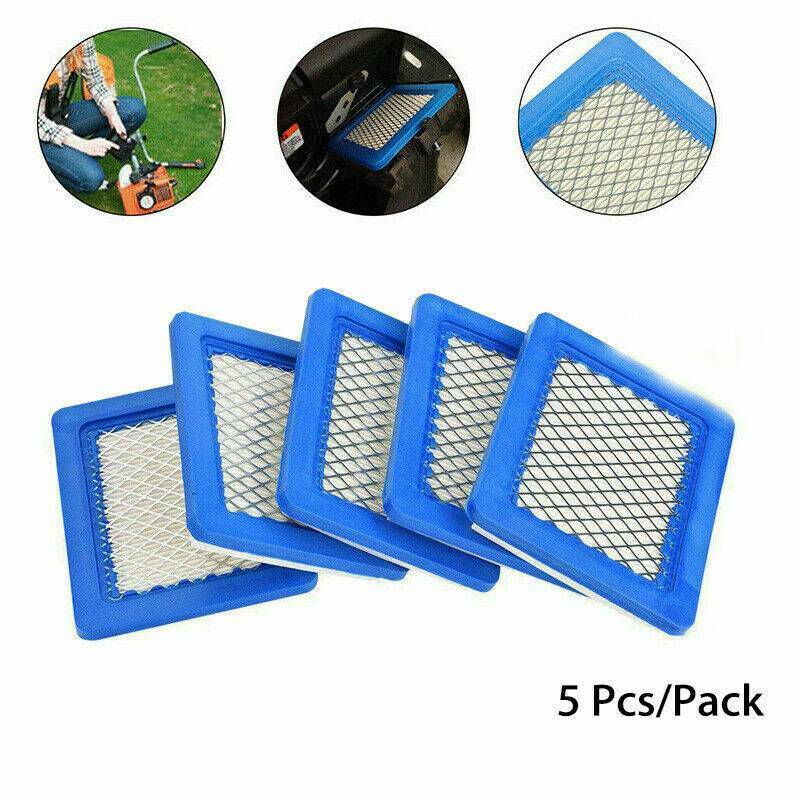 5PCS Air Filter Lawn Mower Filters For Briggs&Stratton 491588 491588s 399959 H/P