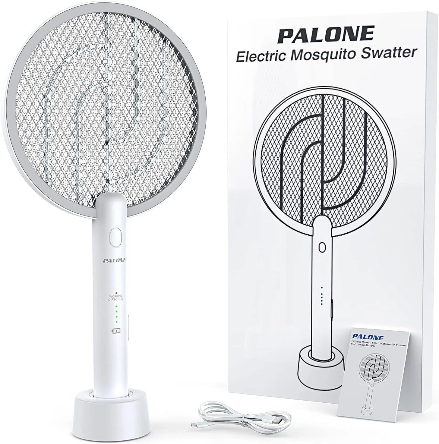2Pack Electric Bug Zapper Fly Swatter Zap Mosquito Killer Pest Insect Racket USA