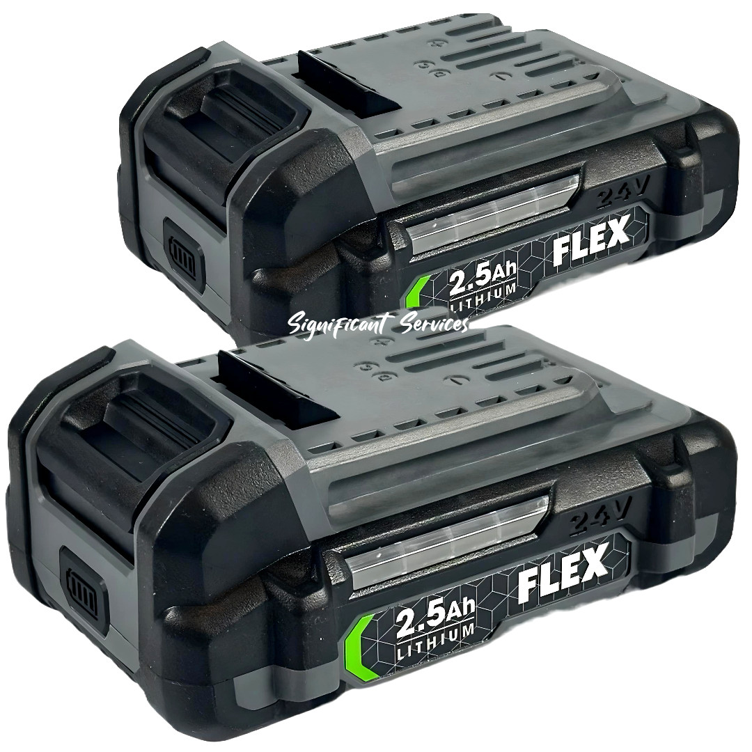 FLEX FX0111 24V 2.5Ah Lithium Ion Cordless Battery Packs 2 Pack