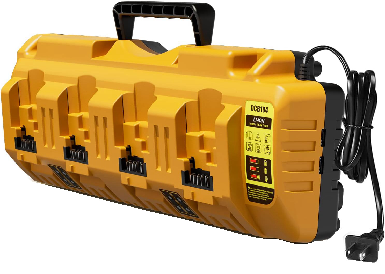For DEWALT 12/20V DCB104 4-Port Battery Charger Fast charger Lithium XR DCB205