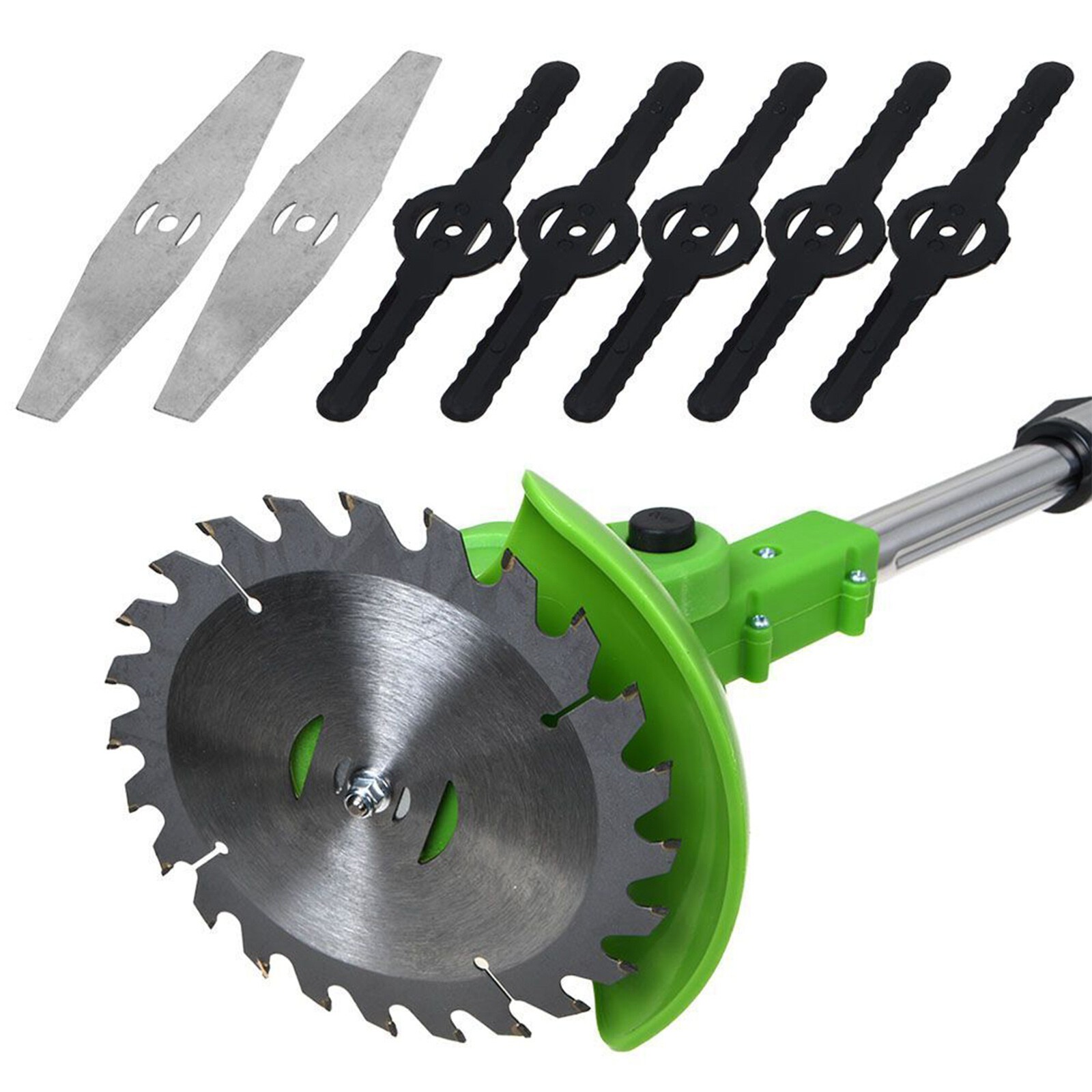 Electric Cordless Grass String Trimmer Lawn Edger Weed Wacker Cutter + 2 Battery